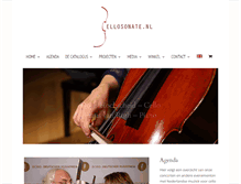 Tablet Screenshot of cellosonate.nl